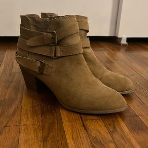 Express heeled booties